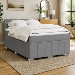 Queen Box Spring Bed for Everyday Comfort and Style