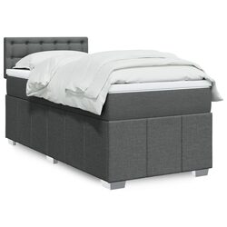 Versatile King Single Bed with Pocket Spring Mattress & Lights