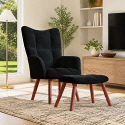 Versatile Relaxing Chair and Stool Set for Home Use