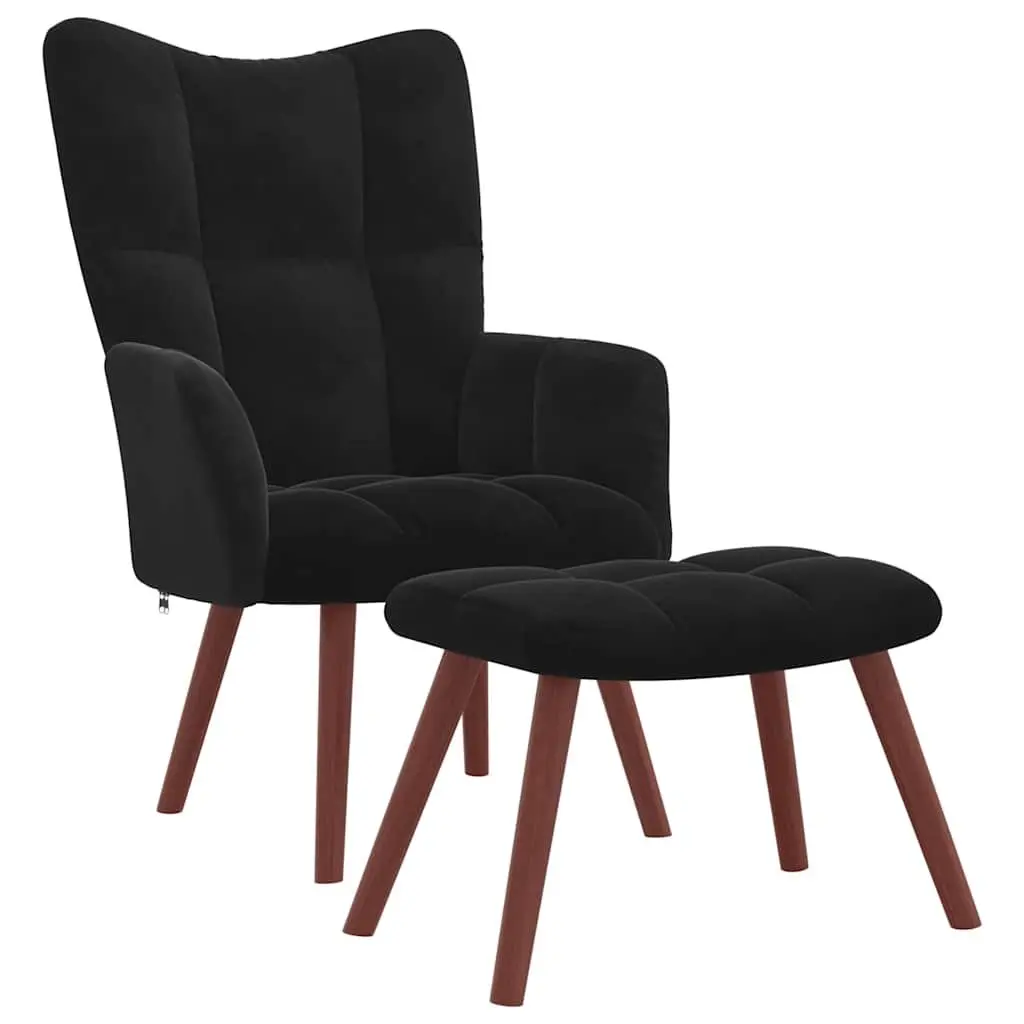 Relaxing Chair and Stool Set for Home Use