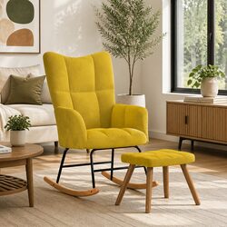 Perfect Addition to Your Home: Rocking Chair and Stool