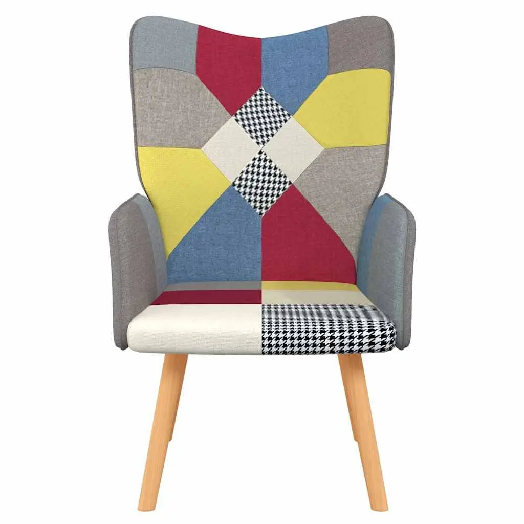 Multicolour Patchwork Armchair for Living Spaces
