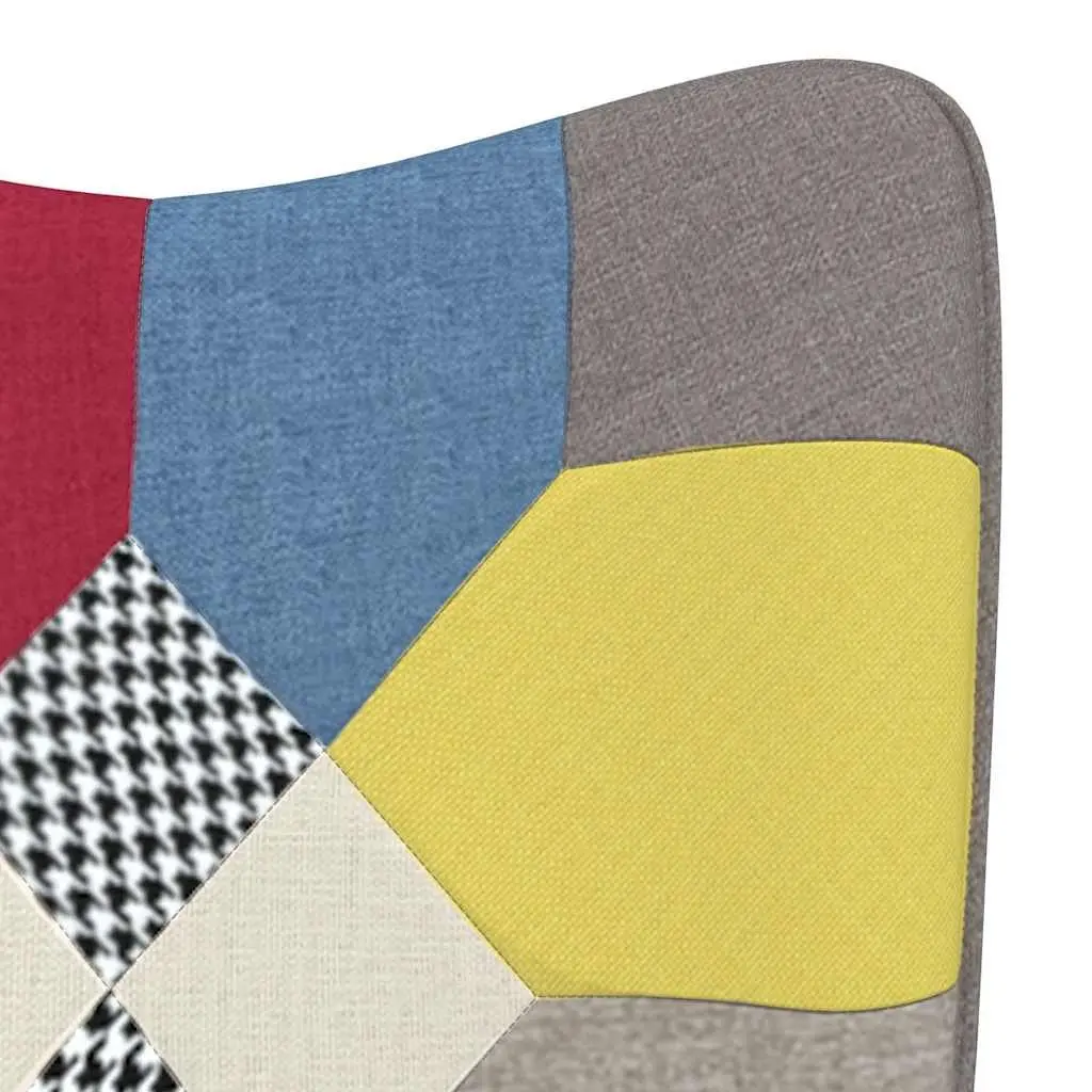 Multicolour Patchwork Armchair for Living Spaces