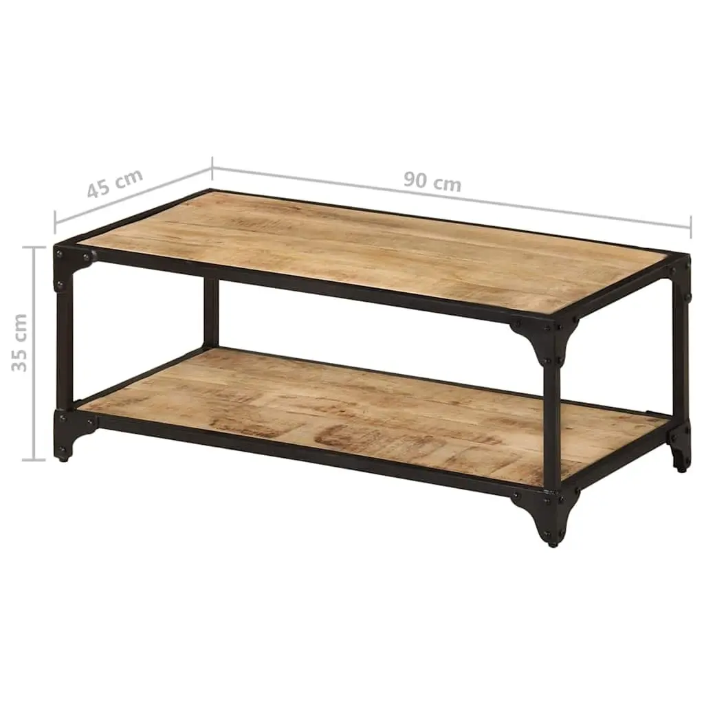 Solid Mango Coffee Table for Home Use 90x45x35cm