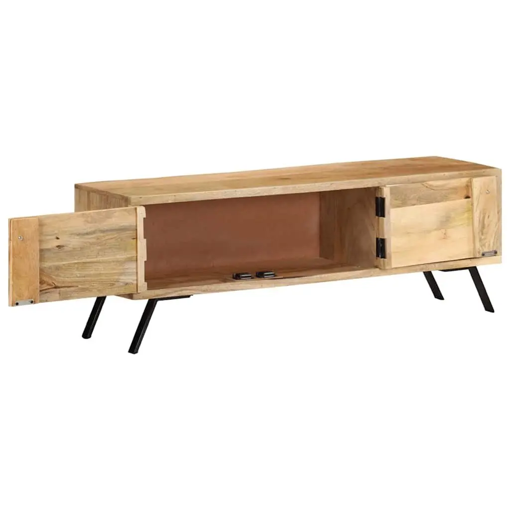 TV Stand 110x30x40 cm Solid Mango Wood