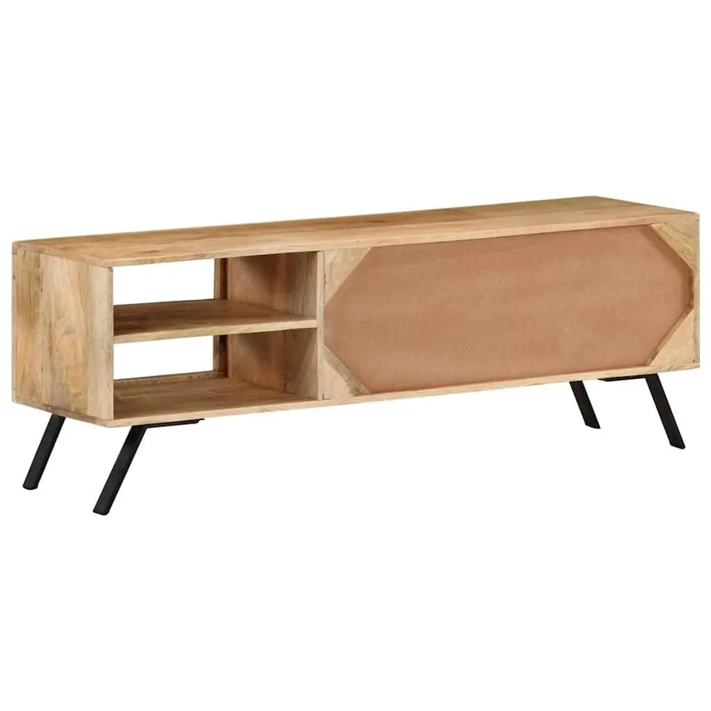 TV Stand 110x30x40 cm Solid Mango Wood