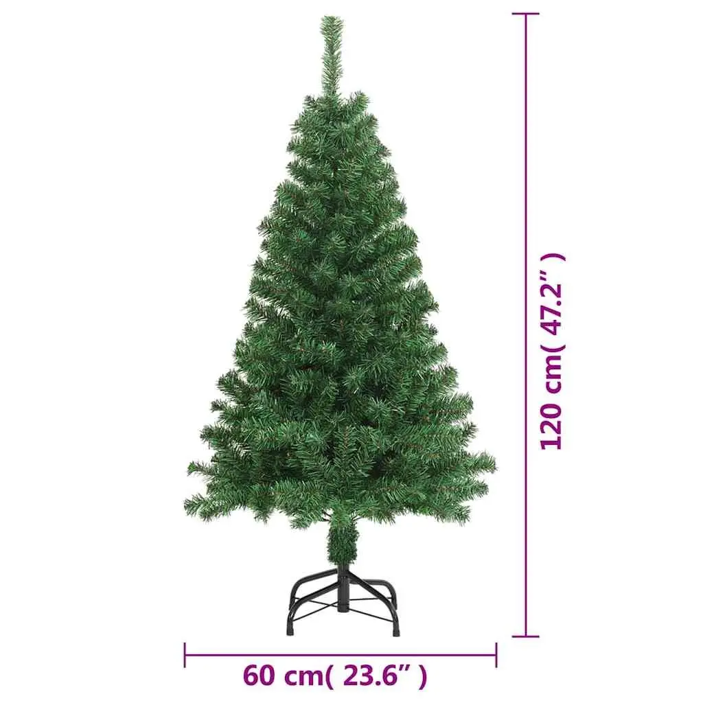 Artificial Christmas Tree PVC 120cm Green Thick Branches