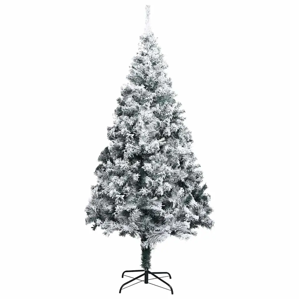 Flocked Snow Green PVC Artificial Christmas Tree 400cm with Adjustable Branches