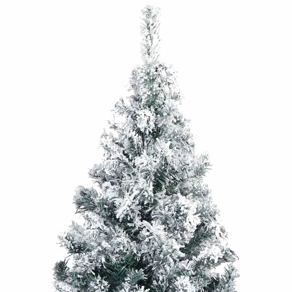Flocked Snow Green PVC Artificial Christmas Tree 400cm with Adjustable Branches