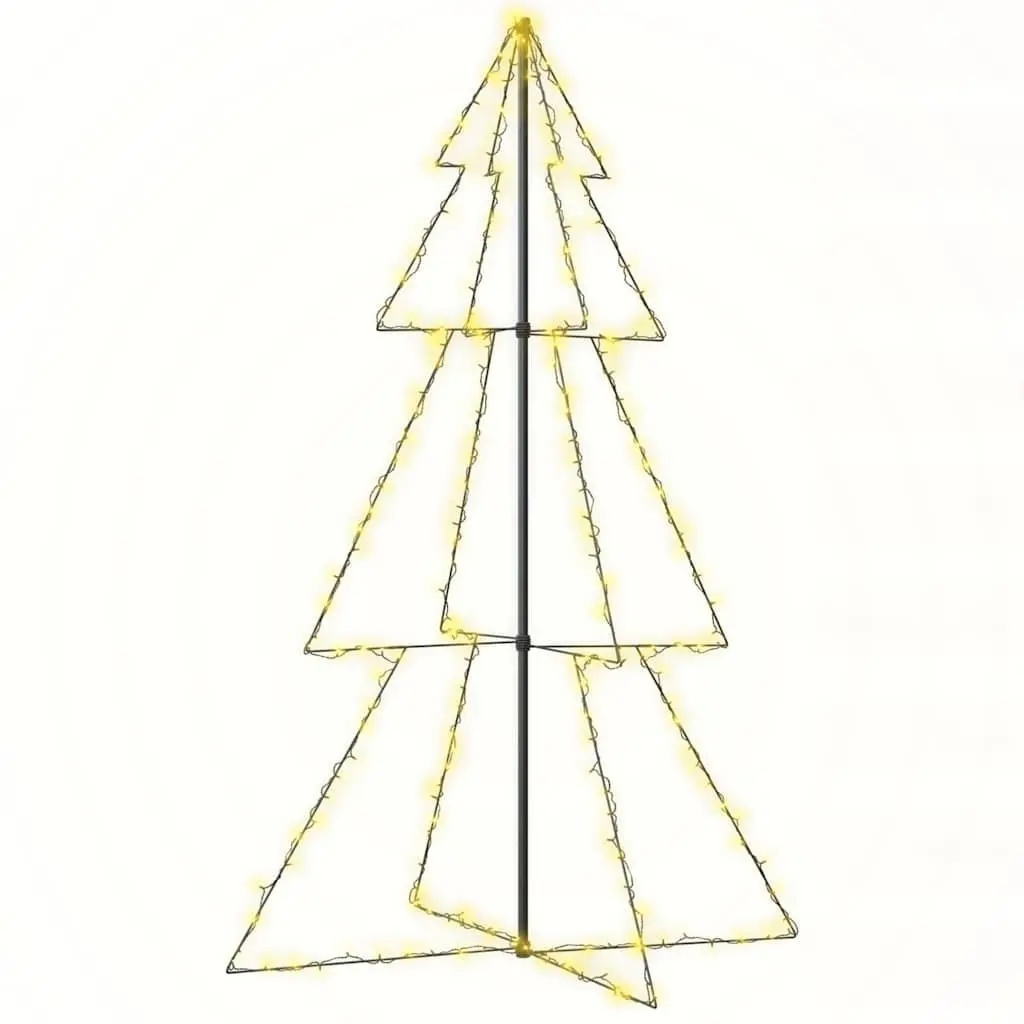 Christmas Cone Tree LED 240 Lights 118x180cm White
