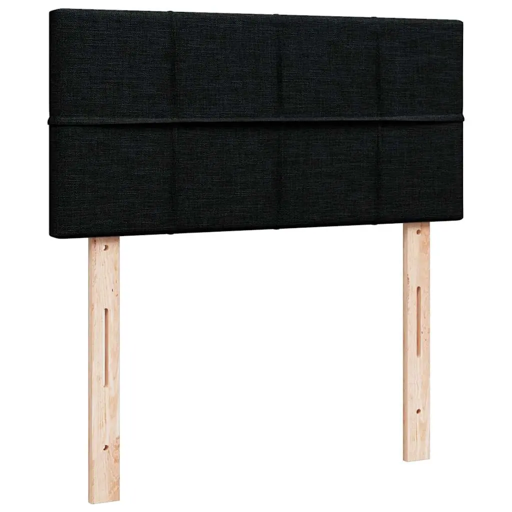 King Single Bed with Pocket Spring Mattress Dark Grey Adjustable LED Lights