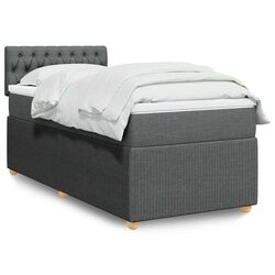 Practical King Single Box Spring Bed with Adjustable Lighting