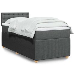 Practical Box Spring Bed with Pocket Mattress and Ambient Lights