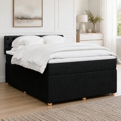 Queen Box Spring Bed with Comfort and LED Ambience