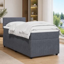 Functional King Single Bed with Pocket Spring and LED Lights