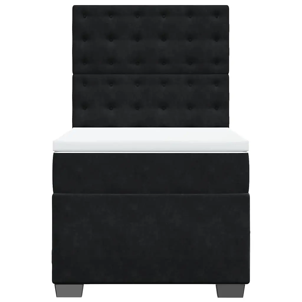 Black Velvet Bed for Comfort and Support