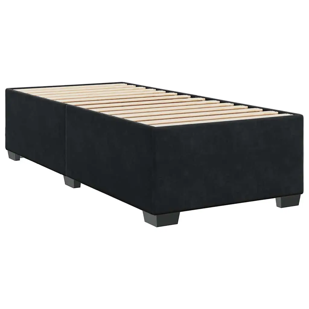 Black Velvet Bed for Comfort and Support