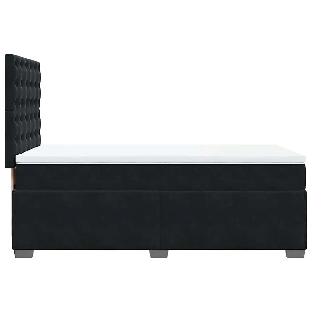 Black Velvet Bed for Comfort and Support