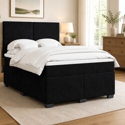 Versatile Queen Box Spring Bed with Pocket Spring Mattress