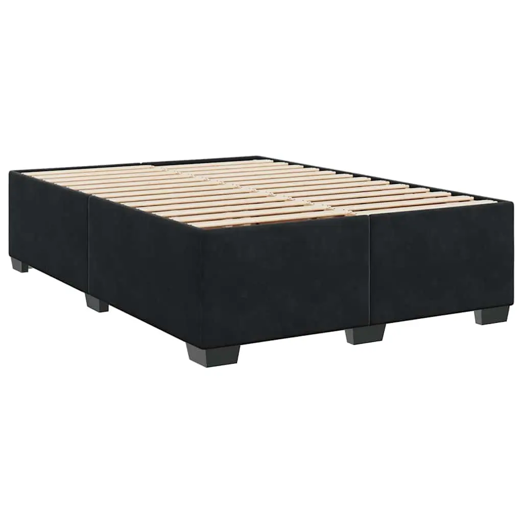 Queen Box Spring Bed with Adjustable Headboard