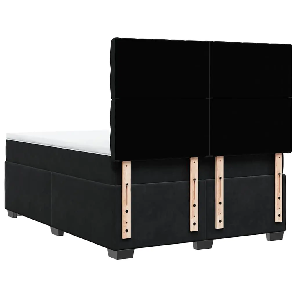 Queen Box Spring Bed with Adjustable Headboard