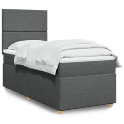 Versatile Box Spring Bed with Adjustable Headboard