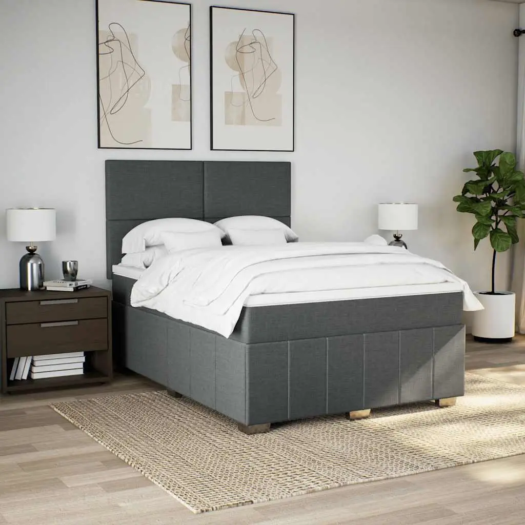 Queen Bed with Pocket Spring Mattress for Home Use