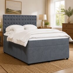 Versatile Box Spring Bed with Pocket Sprung Mattress