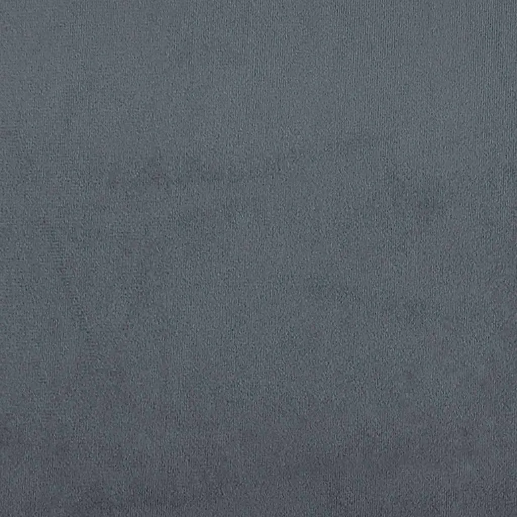 Queen Box Spring Bed with Pocket Mattress Grey Velvet Adjustable Headboard