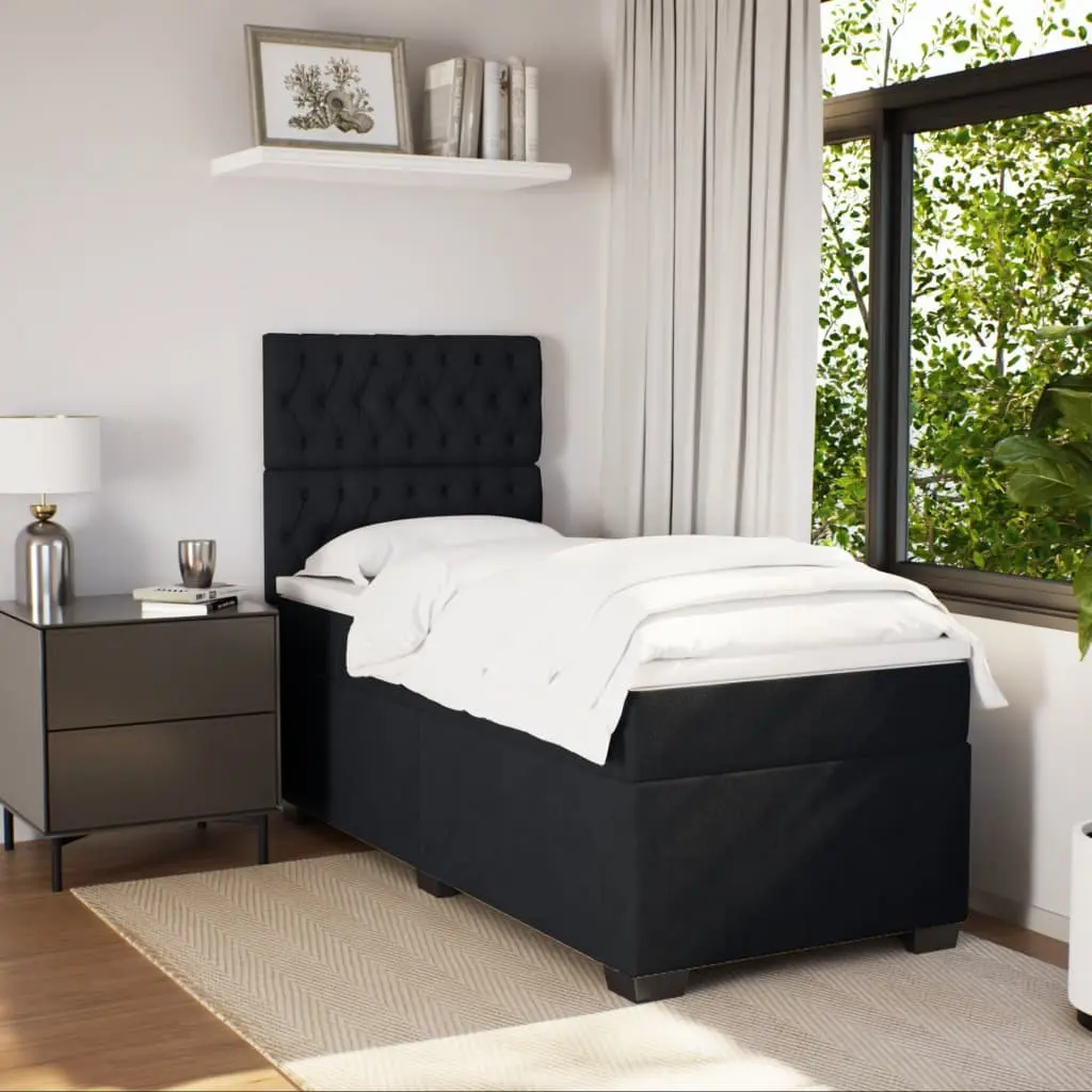 King Single Box Spring Bed with Adjustable Headboard