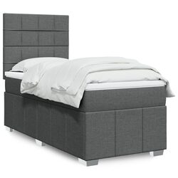 Versatile Box Spring Bed with Adjustable Headboard