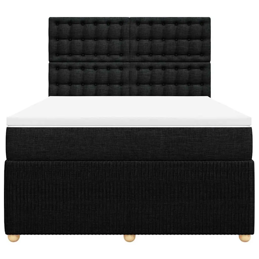 Double Box Spring Bed with LED Lighting
