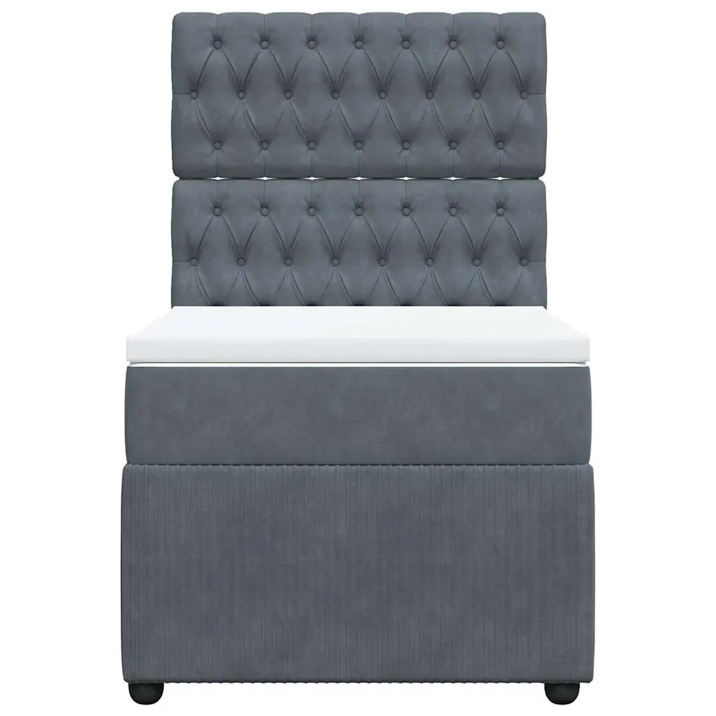 King Single Bed with Adjustable Headboard and LED Lights