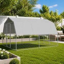 Practical Outdoor Pet House: Dog Cage with Roof and Door