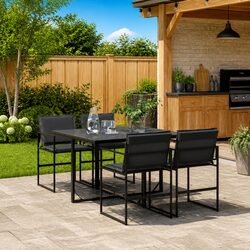 Functional 5-Piece Outdoor Dining Set for Any Space