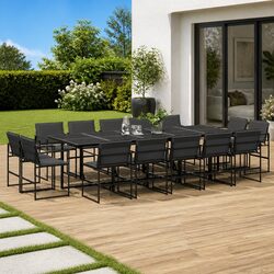 Versatile 15-Piece Garden Set for Relaxation and Dining
