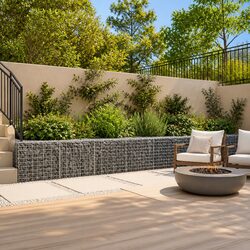 Practical Gabion Basket for Garden Use 700x50x50 cm