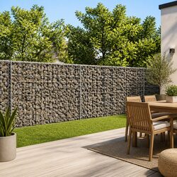 Practical Gabion Basket for Home and Garden 300x50x100cm