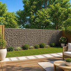 Practical Gabion Basket for Retaining Walls 500x50x100 cm