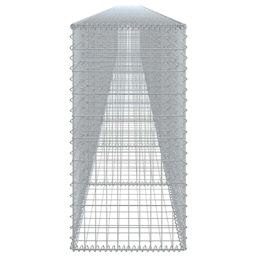 Gabion Basket Galvanised Iron Wire 1100x50x100 cm Silver