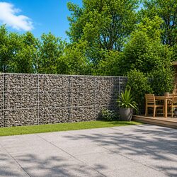 Versatile Gabion Basket 600x50x150 cm for Your Garden