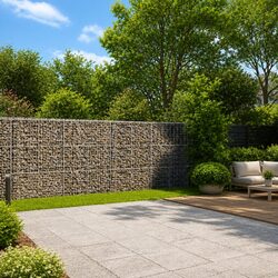 Functional Gabion Basket for Garden Use 700x50x150 cm