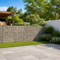 Versatile Gabion Basket with Cover 800x50x150 cm for Home Use