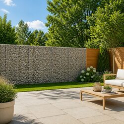 Practical Gabion Basket with Cover for Versatile Use