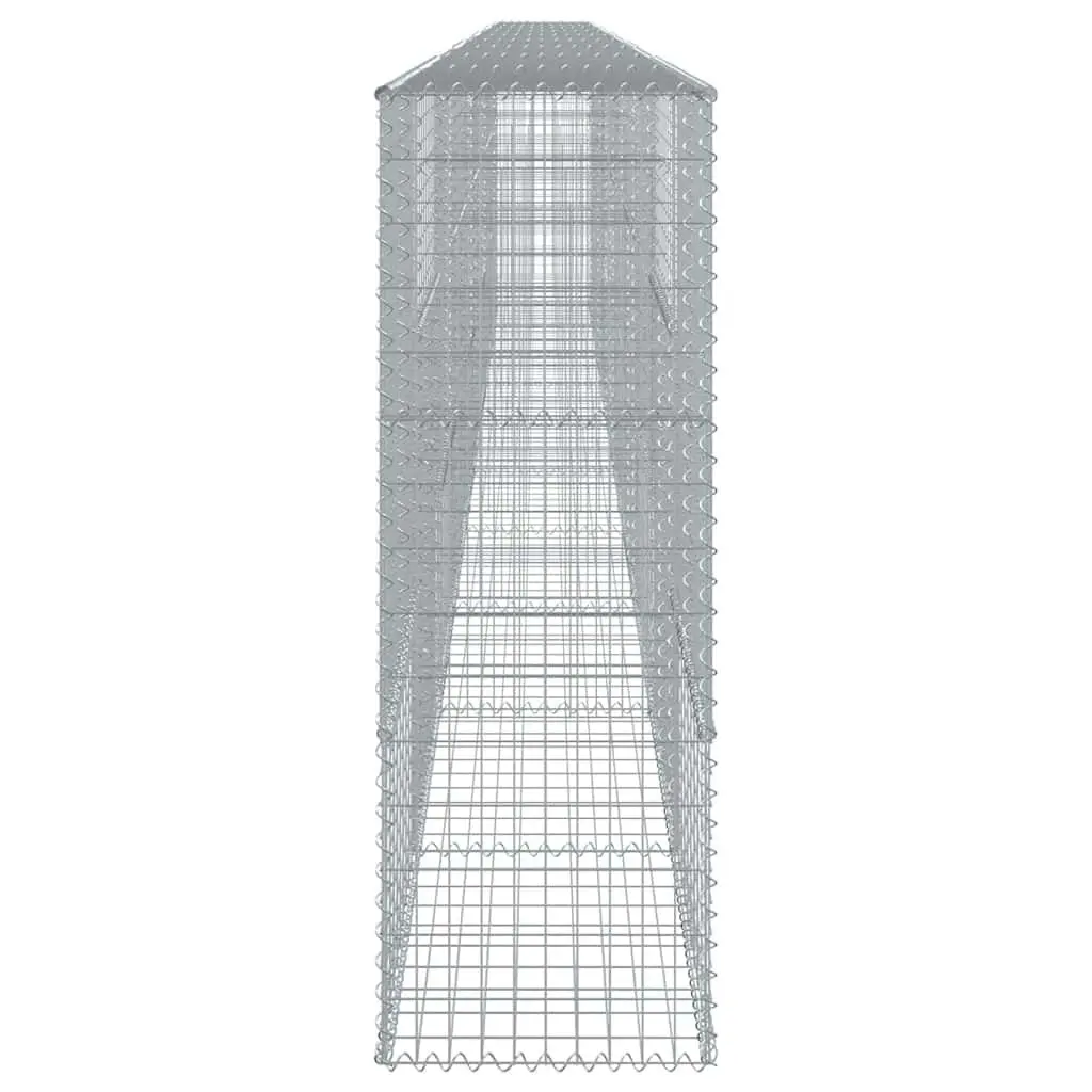 Gabion Basket Metal Wire 1000x50x150cm Silver Garden Retaining Wall Cage