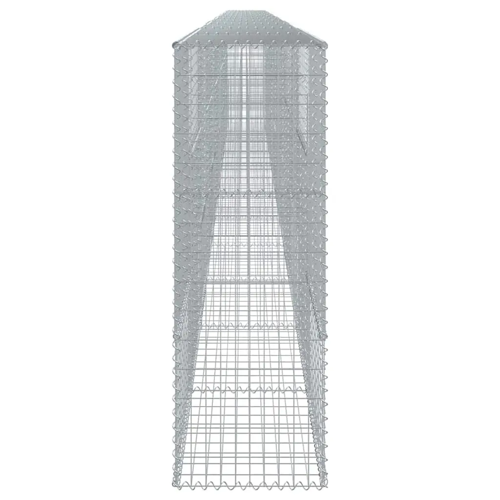 Gabion Basket Galvanised Iron Wire 1200x50x150cm Silver Outdoor Garden Retaining Wall Decor