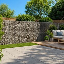 Gabion Basket 1200x50x200 cm for Practical Garden Use