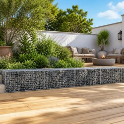 Practical Gabion Basket 800x100x50 cm for Your Garden Needs