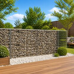 Practical Gabion Basket for Retaining Walls 250x100x100 cm