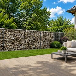 Practical Gabion Basket for Your Garden 400x100x100 cm